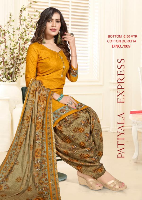 Patiyala Express 7 NX Fancy Cotton Casual Wear Dress Materials